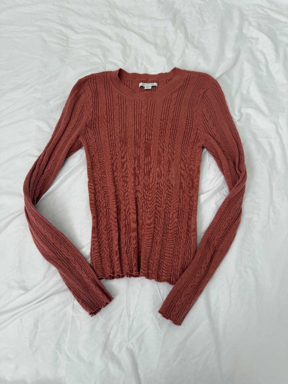 american eagle long sleeve top Size medium Details : - color: rust - conditio